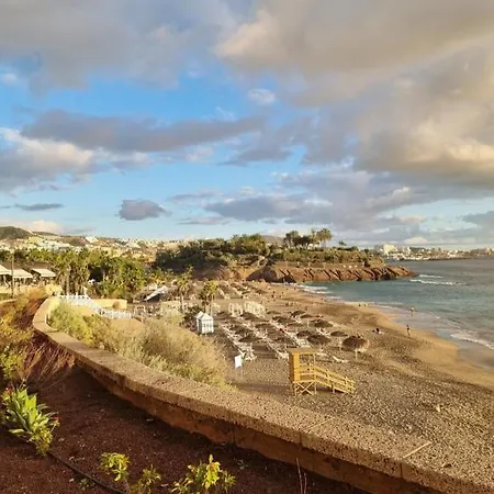 公寓 Fanabe Stunning Beachfront Penthouse Parque Royal Adeje Tenerife