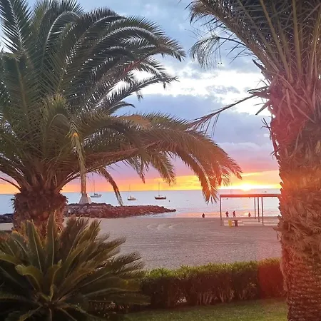 公寓 Fanabe Stunning Beachfront Penthouse Parque Royal Adeje Tenerife