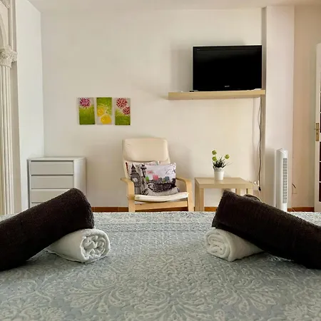 公寓 Fanabe Stunning Beachfront Penthouse Parque Royal Adeje Tenerife 阿德耶