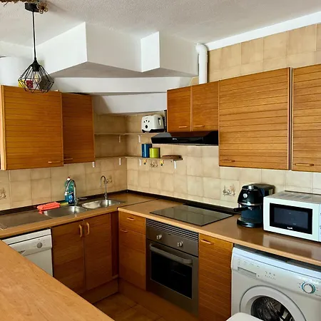 公寓 Fanabe Stunning Beachfront Penthouse Parque Royal Adeje Tenerife *