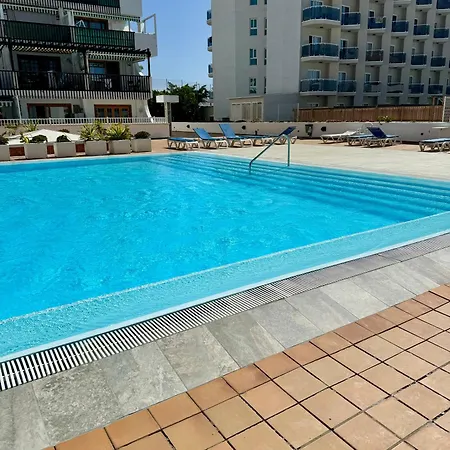 아파트 Fanabe Stunning Beachfront Penthouse Parque Royal Adeje Tenerife 아데제