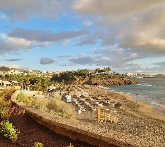 شقة Fanabe Stunning Beachfront Penthouse Parque Royal Adeje Tenerife